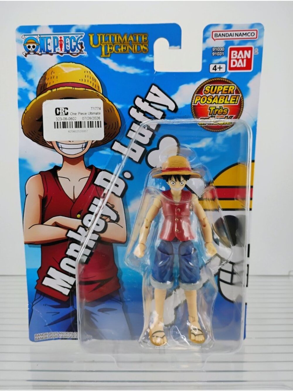 One Piece Ultimate Legends Monkey D. Luffy Action Figure 5”